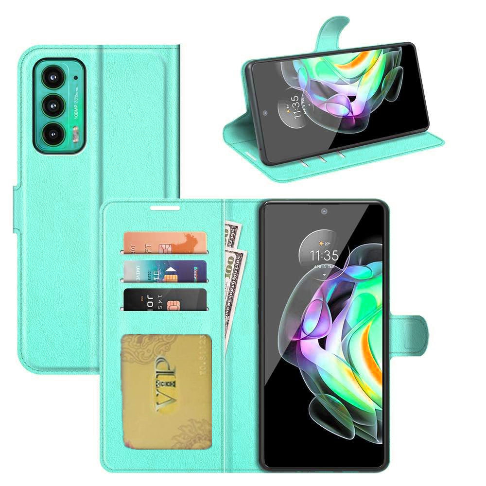 Leather Folio Wallet Case for Motorola Moto Edge (2021) Leather Folio Wallet Case for Motorola Moto Edge (2021)